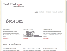 Tablet Screenshot of paulsteinmann.ch